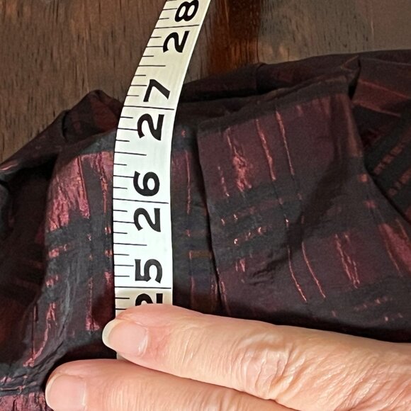 Red Black Ruffle Collar Jacket S Nylon Whimsigoth Vamp Steampunk Ruffle Balloon - Picture 10 of 10